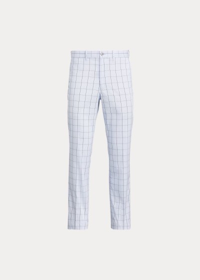 Calça Chino Ralph Lauren Tailored Fit Plaid Homem 05918-WLCS